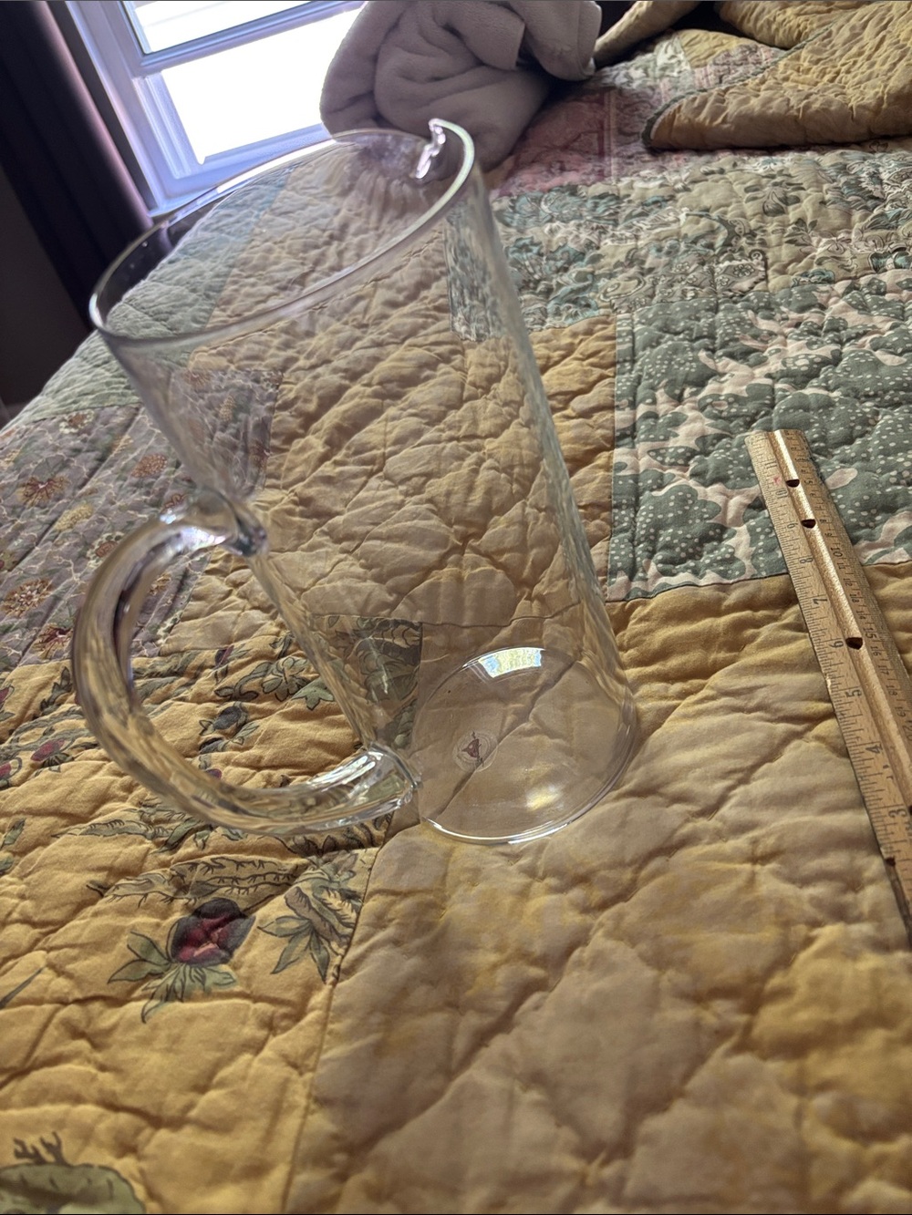 Clear Glass Pitcher